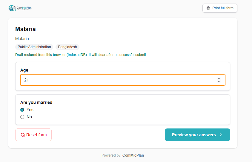 ComMicPlan preview for greater than logic with Q2 visible