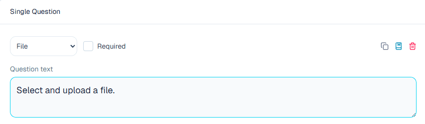 Range setup in the ComMicPlan question builder