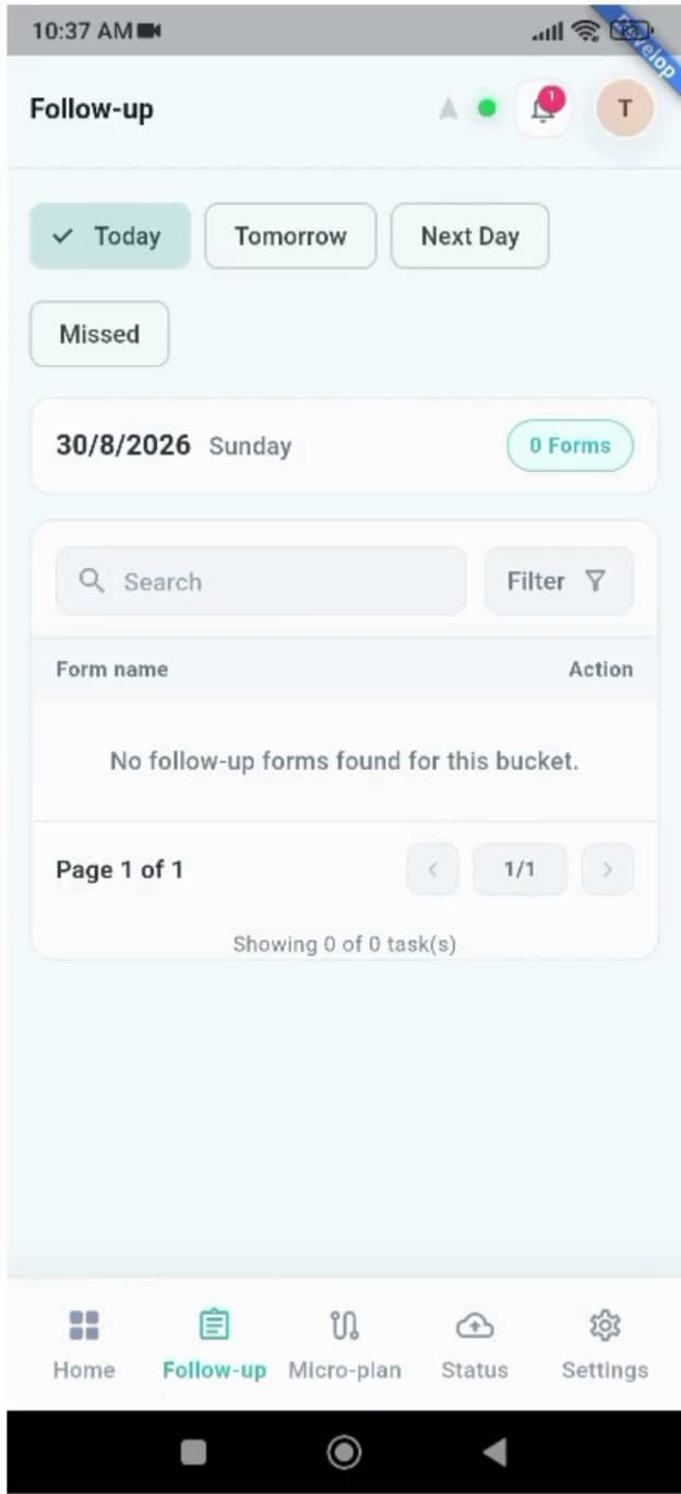 Mobile: Bottom navigation bar cover